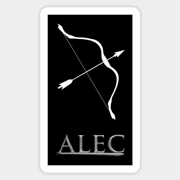 Shadowhunters / The Mortal Instruments - Alec Lightwood bow and arrow / Matthew Daddario - Parabatai gift idea Sticker by Vane22april